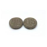 Civil War harness buttons