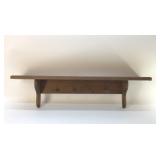 Pegged wall shelf 29''