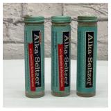 3 old Alka-Seltzer bottles 6''