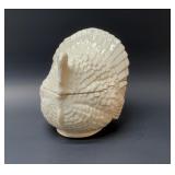 Turkey on a nest 7'' ceramic