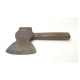 PRIMITIVE ANTIQUE HEWING HATCHET 8''