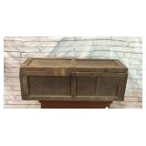 37 x 13 x 13' antique wooden toolbox