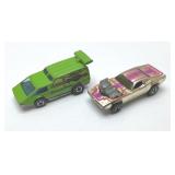 2 Vintage 1970's Hotwheel cars