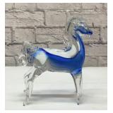 MURANO ART GLASS HORSE 9''