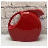 Fiesta Scarlet red pitcher 7''