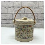 1950s Japanese biscuit jar 7''