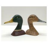 Heavy Cast iron duck head book ends 5''