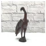 VTG ironwood carved flamingo 9.5''