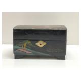 VTG JAPAN MUSICAL JEWELRY BOX 7''