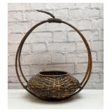 Lg flower hanging basket 18''