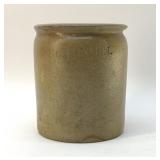 E S CRAVEN POTTERY CROCK 6.5''