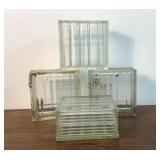 4 VTG glass blocks 8''