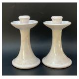 CB CRAVEN POTTERY CANDLESTICKS 7''