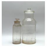 Antique apothecary jars