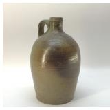 1800's J.D Craven Alkaline Glaze 1 Gal Pottery Jug