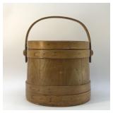 Antique FIRKIN SUGAR BUCKET 9''