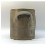 EARLY JD CRAVEN POTTERY CROCK 8''