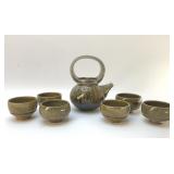 D CRAVEN TEA SET 6 CUPS. 7''