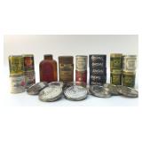 VTG snuff tins assortment