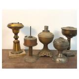 Antique oil lamp Bases/Parts