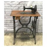 1870's SINGER MODEL 12 TREADLE SEWING MACHINE