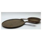 2 cast iron VTG pans