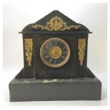 1800's JAPY FRERES & CO SLATE MARBLE CLOCK