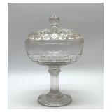 EAPG covered large compote, 14''