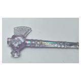 DEGENHART GLASS TOMAHAWK 4'' SIGNED