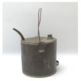 Antique Metal Railroad Oil Can 5'