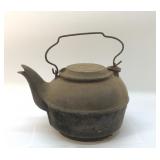 1800'S STAR 8 CAST IRON GATE MARK TEA KETTLE