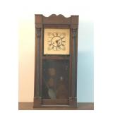 ANTIQUE 1800'S Weight CLOCK