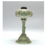 Antique porcelain Victorian oil lamp Base 10''