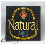 Natural Light Beer sign lighted 17x18''