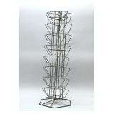 Antique postcard store display rack 26''