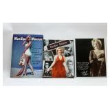 3 Marilyn Monroe metal signs 12x16''