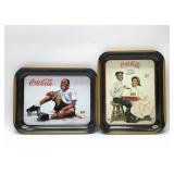 Coca Cola Black Americana Trays 11x13''