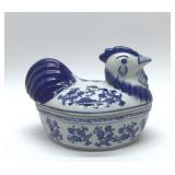 Rooster tureen 9''