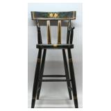 Antique Toleware High Chair