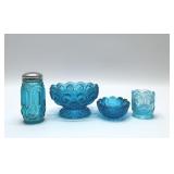 MOON & STARS AQUA GLASSWARE