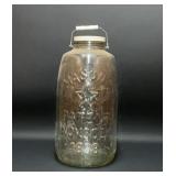 MASONS HUGE 1858 PATENT JAR 18''