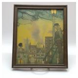 'GLOW OF THE CITY'' FRAMED ART