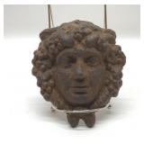 CAST IRON GARDEN LADY HEAD 6''