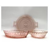 1930's PINK DEPRESSION GLASS