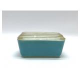BLUE PYREX REFRIGERATOR DISH 6''