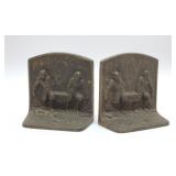 CAST IRON PIRATE BOOKENDS 5''
