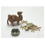 3 Animal Trinket Boxes