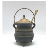 CAST IRON SMUDGE POT 8'', GATE MARK