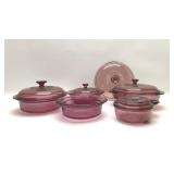 Assorted VisionWare casseroles