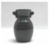 BLACK AMETHYST VASE 6''